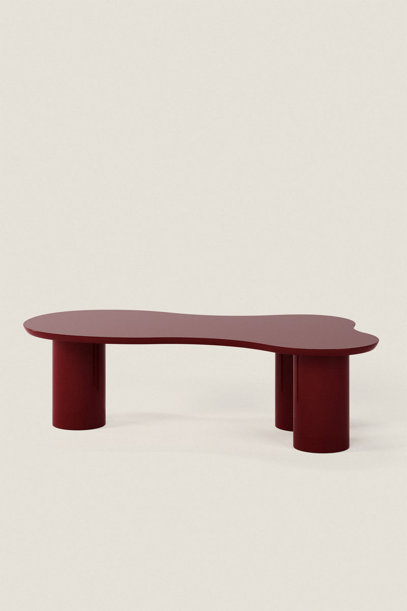 LIBON Burgundy Coffee Table