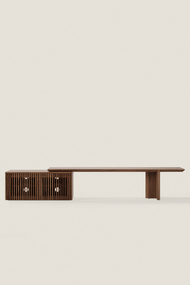 Wood Ext TV Unit – Modular Form, Modern Balance