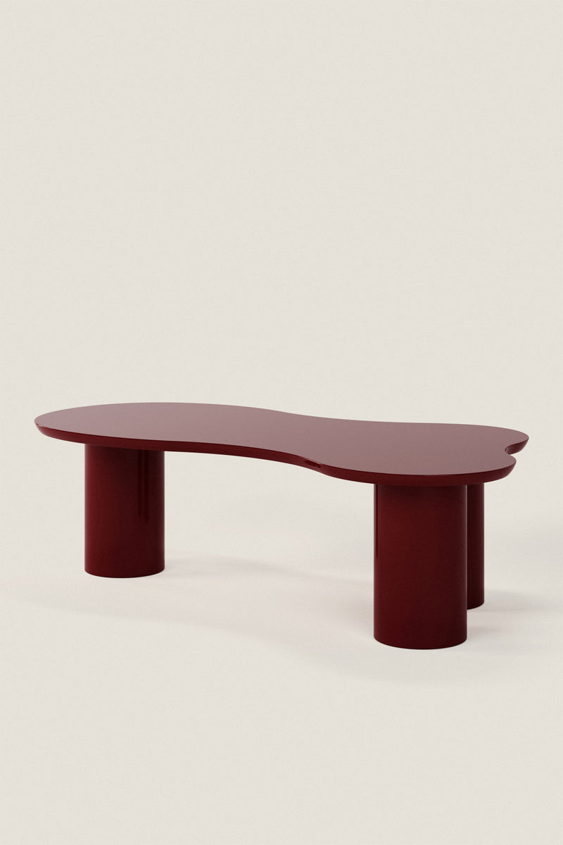 LIBON Burgundy Coffee Table