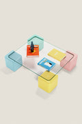 Pixel Coffee Table – Playful Color, Modern Edge