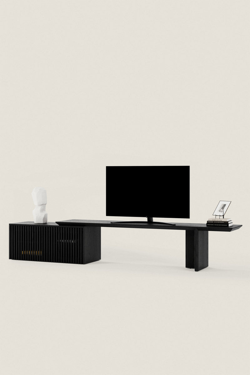 Wood Ext TV Unit – Modular Form, Modern Balance