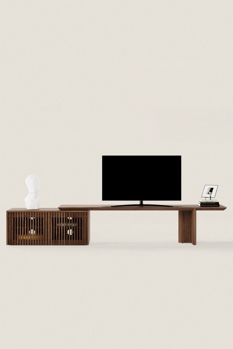Wood Ext TV Unit – Modular Form, Modern Balance