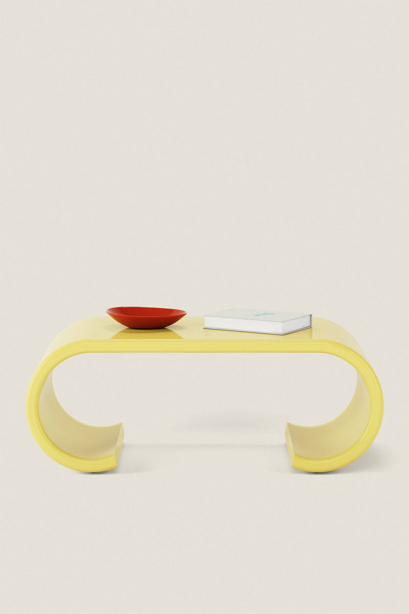 Loop Coffee Table – Playful Curves, Modern Charm