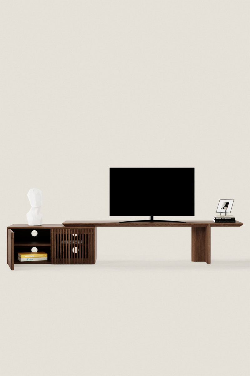 Wood Ext TV Unit – Modular Form, Modern Balance