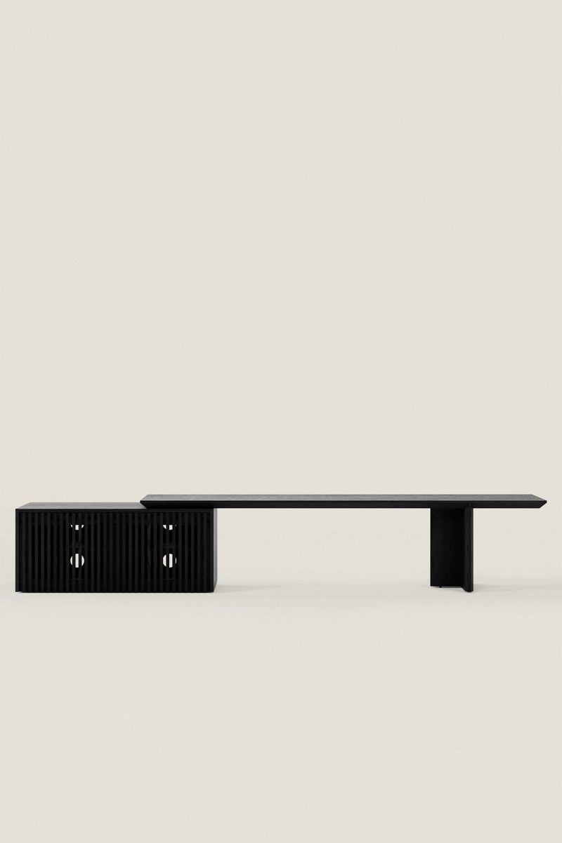 Wood Ext TV Unit – Modular Form, Modern Balance
