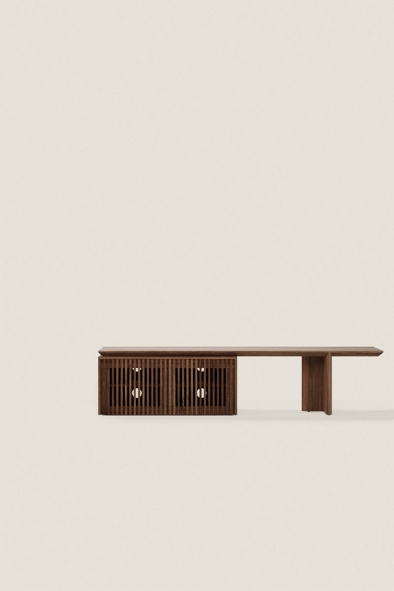 Wood Ext TV Unit – Modular Form, Modern Balance