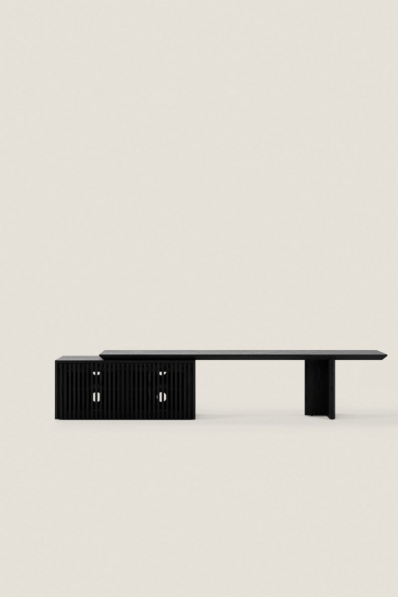 Wood Ext TV Unit – Modular Form, Modern Balance