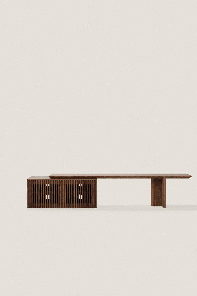 Wood Ext TV Unit – Modular Form, Modern Balance