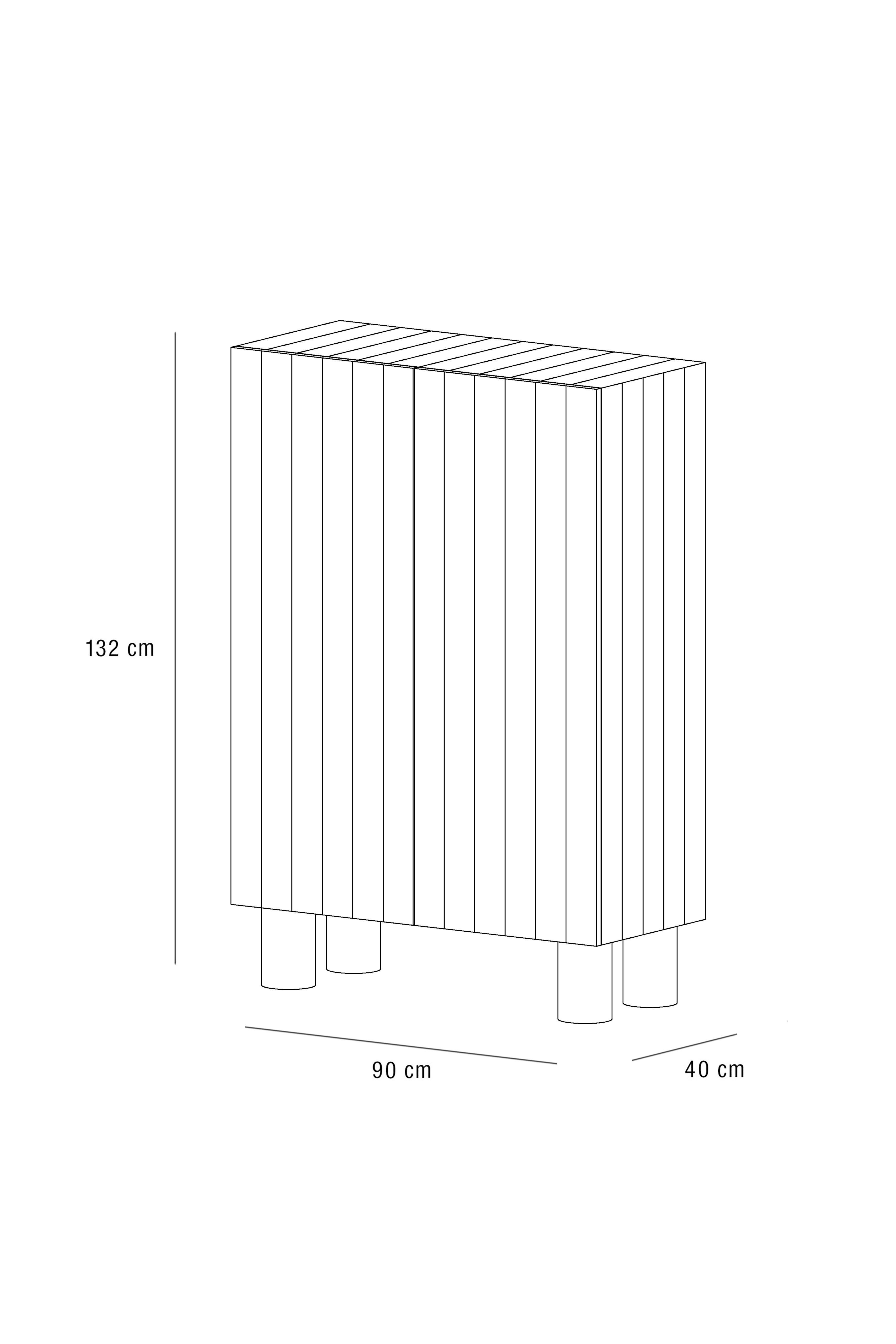 Post Storage Cabinet – Sleek Lines, Smart Storage