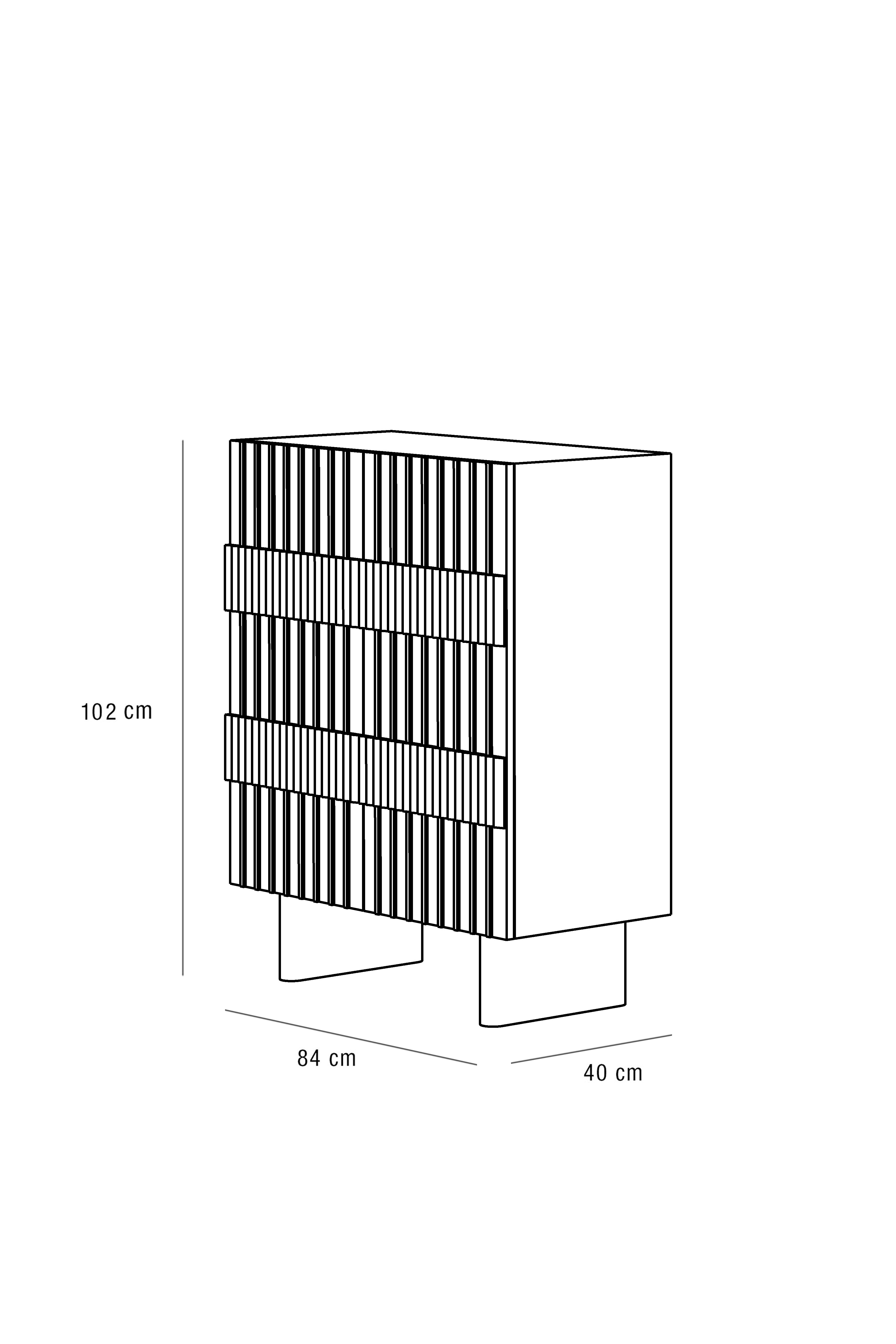 Trento Sideboard – Modern Texture, Refined Presence