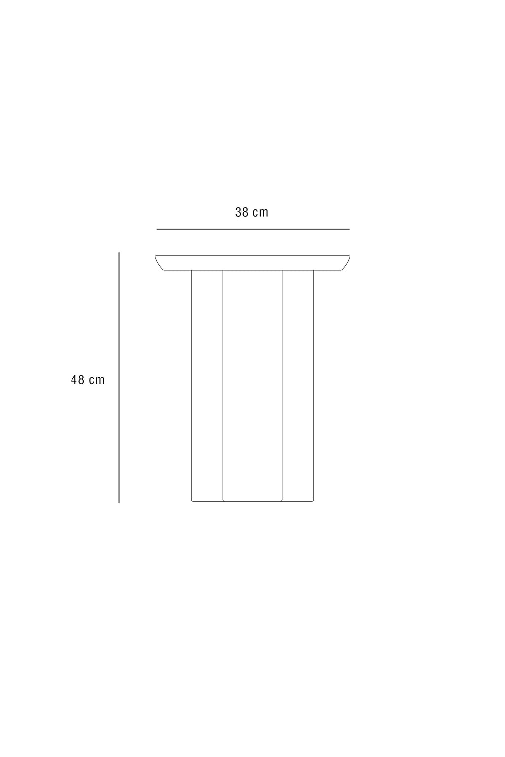 Tung Side Table – Sculptural Simplicity