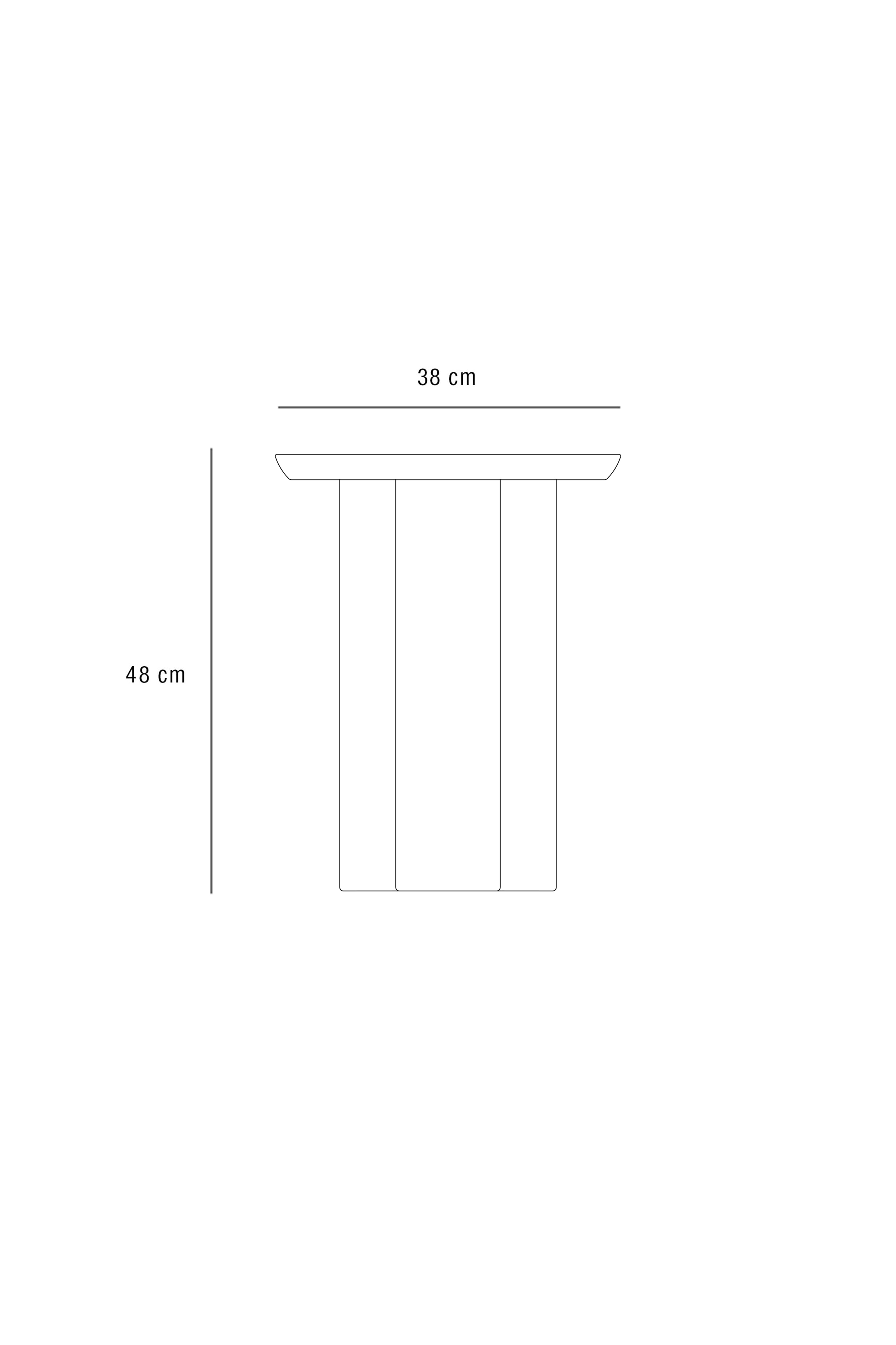 Tung Side Table – Sculptural Simplicity